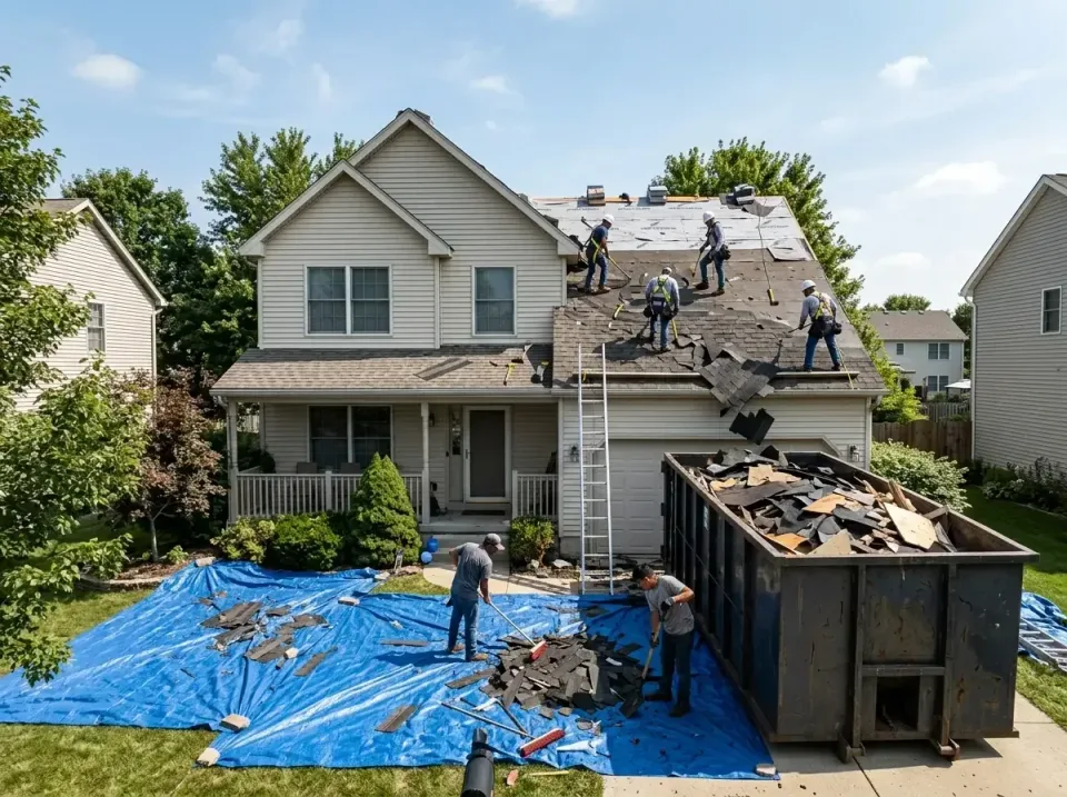 roof-replacement-debris-remova-004 — frequently asked questions, Cheapest Dumpster Rentals in Lake Forest, IL